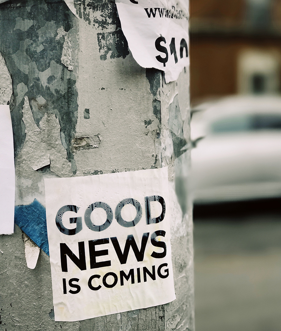 good news is coming