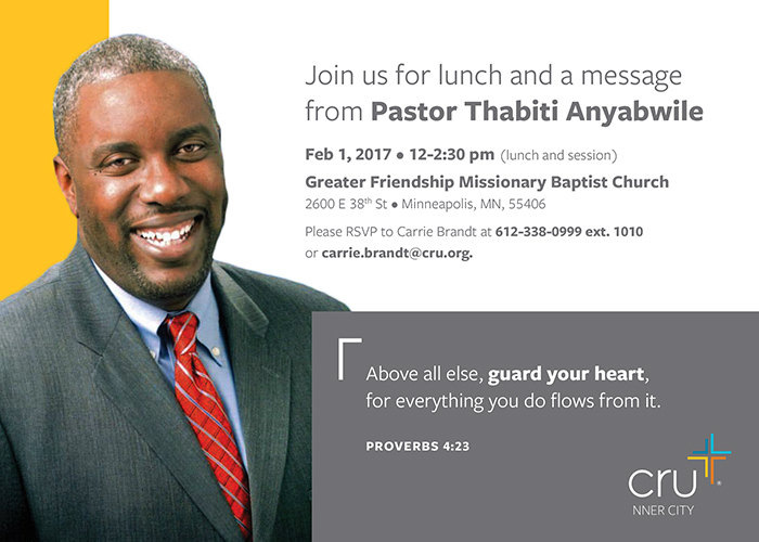 Join us for lunch with Thabiti Anyabwile.