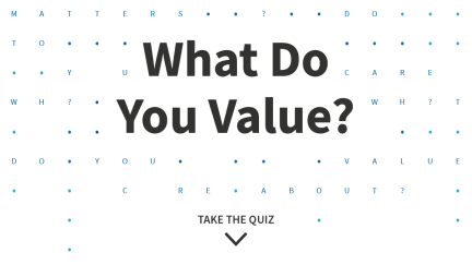 What Do You Value?